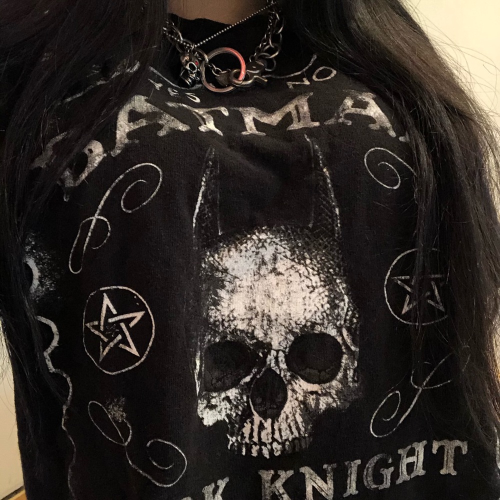 thrifted vintage black t-shirt